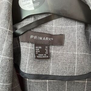 Primark Checkered Gray Blazer